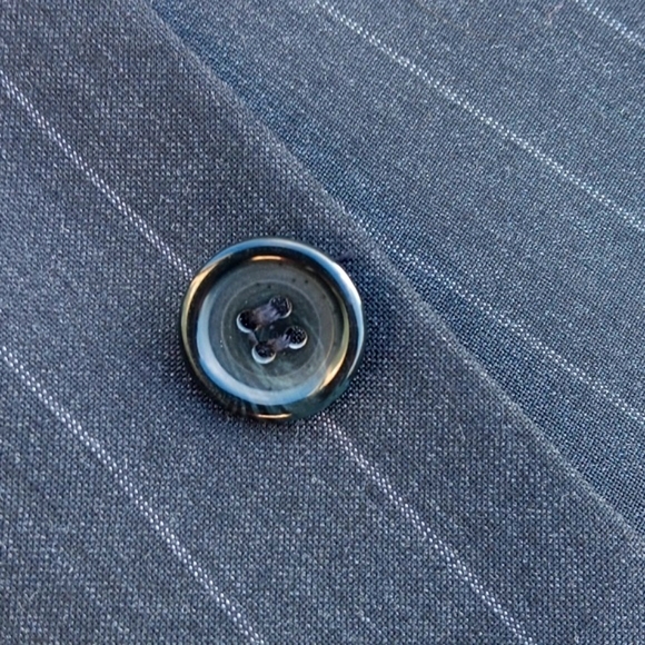 DAVID BIOS MEN'S PIN STRIPED (3) BUTTON WOOL BLEND LUX BLAZER - Picture 12 of 17